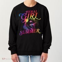 Feral Girl Summer Funny Women's Sweatshirt thumb 0