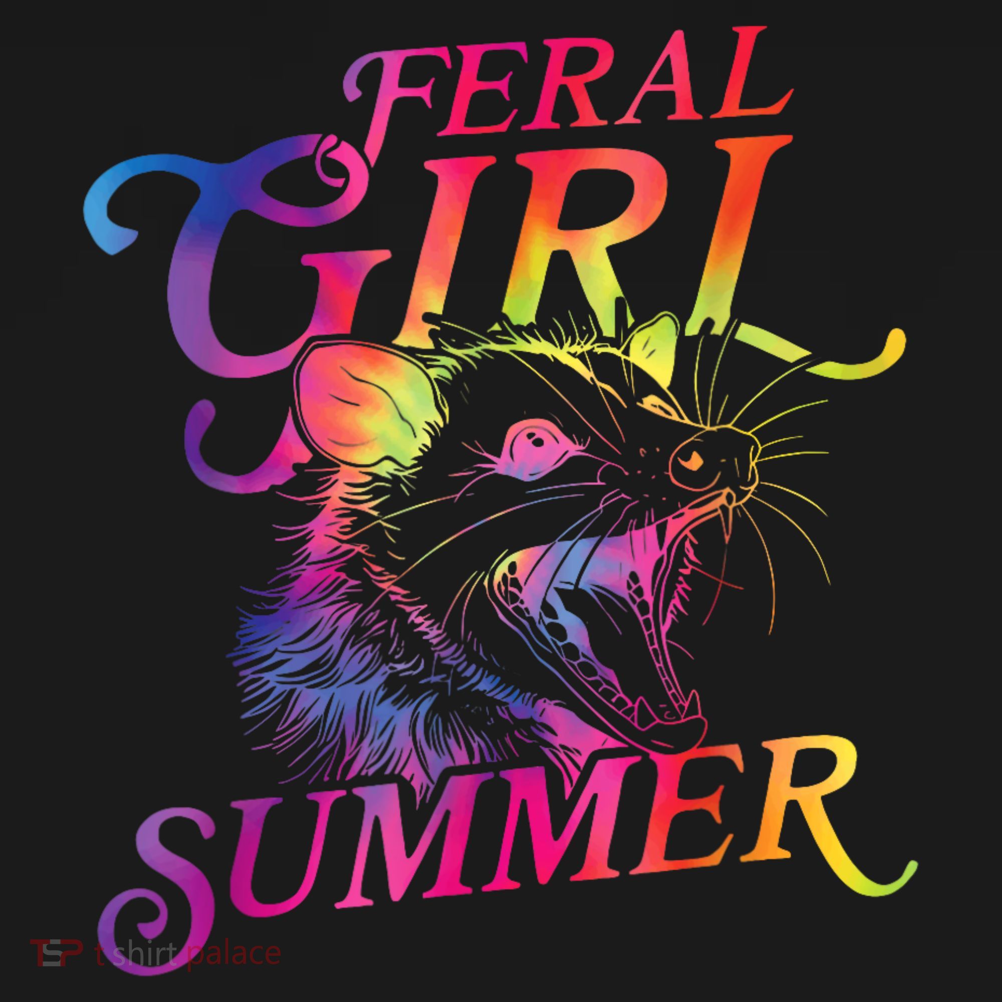 Feral Girl Summer Funny Sweatshirt
