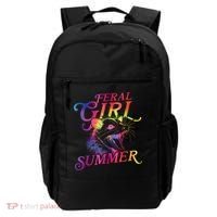 Feral Girl Summer Funny Backpack thumb 0