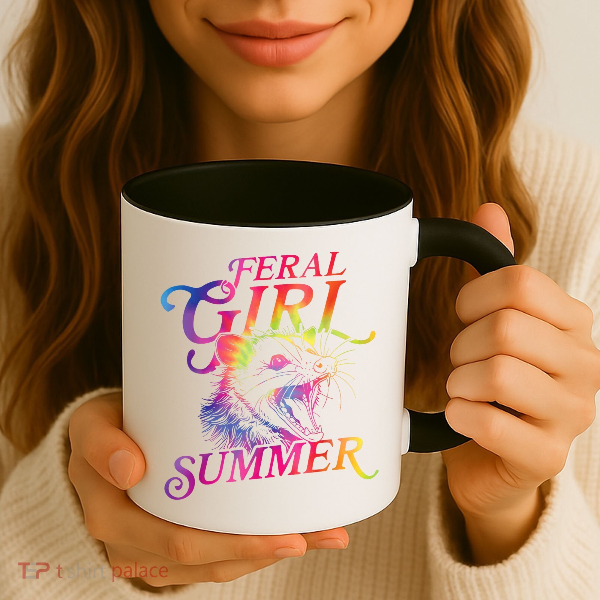 Feral Girl Summer Funny Coffee Mug