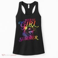 Feral Girl Summer Funny Women's Tank Top thumb 0