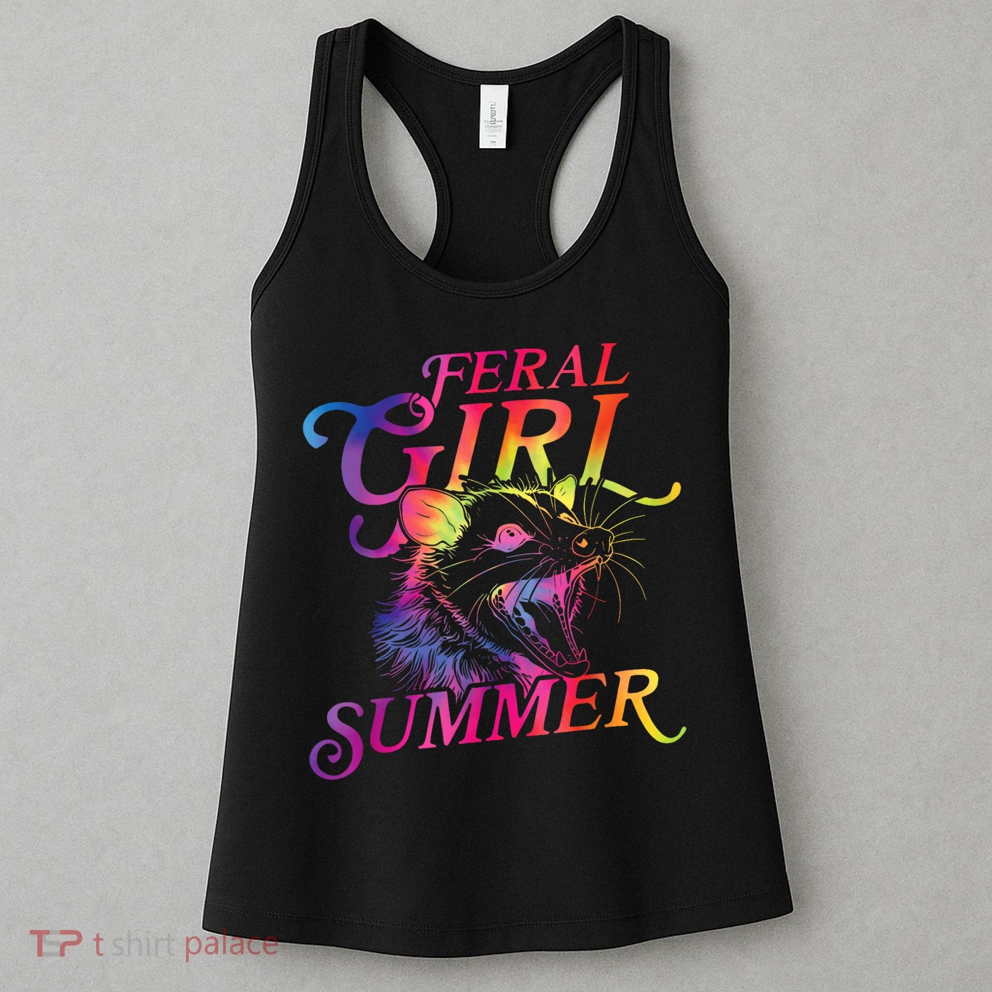 Feral Girl Summer Funny Women's Tank Top