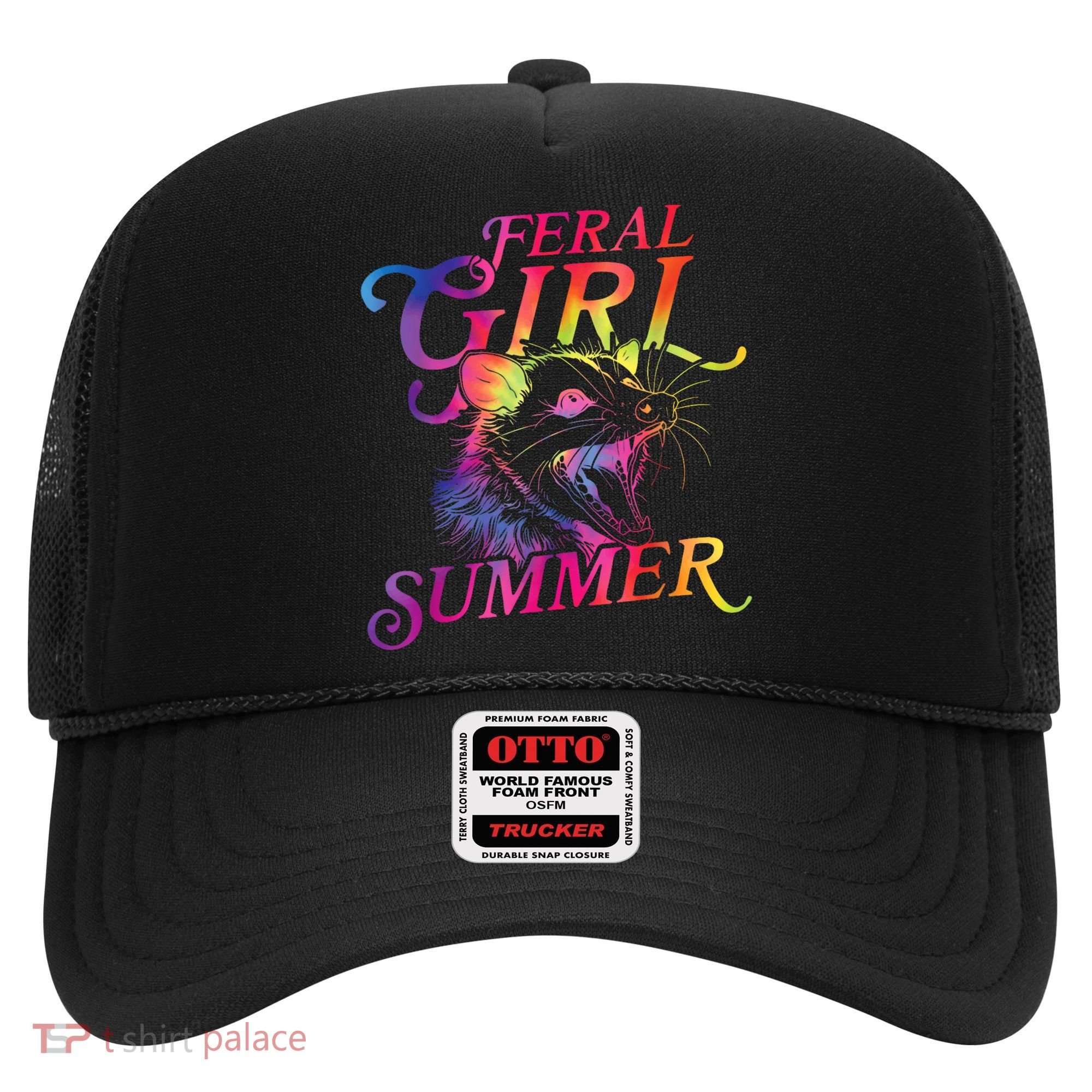Feral Girl Summer Funny Hat