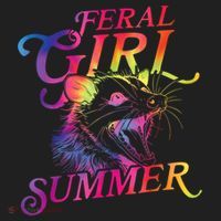 Feral Girl Summer Funny Hat thumb 2