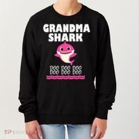 Funny Grandma Shark Gift For Grandma Women's Sweatshirt thumb 0