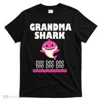 Funny Grandma Shark Gift For Grandma T-Shirt thumb 0