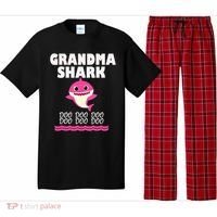 Funny Grandma Shark Gift For Grandma Pajama Set thumb 0