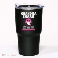 Funny Grandma Shark Gift For Grandma Tumbler thumb 0