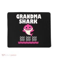 Funny Grandma Shark Gift For Grandma Mousepad thumb 0