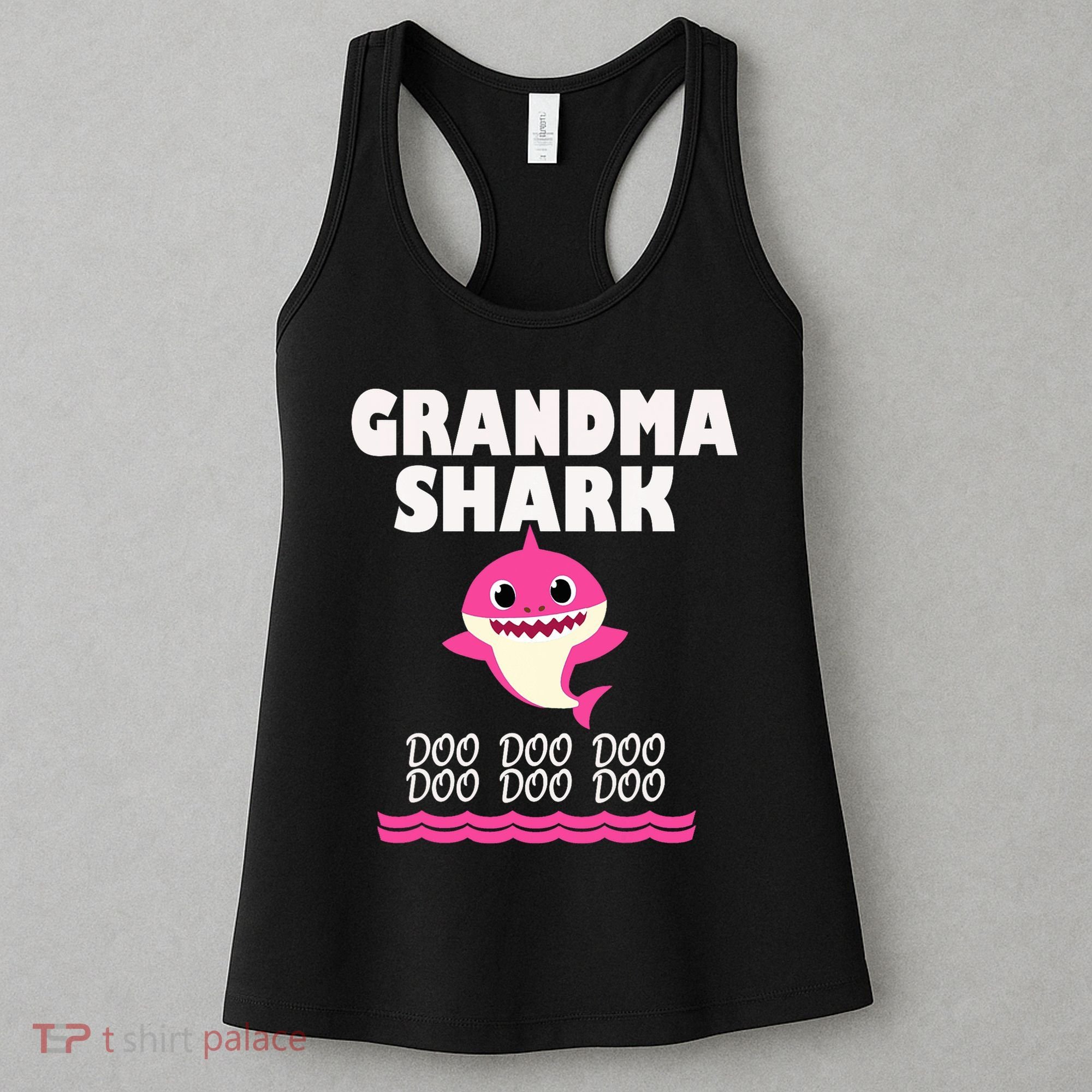 Funny Grandma Shark Gift For Grandma Women's Tank Top