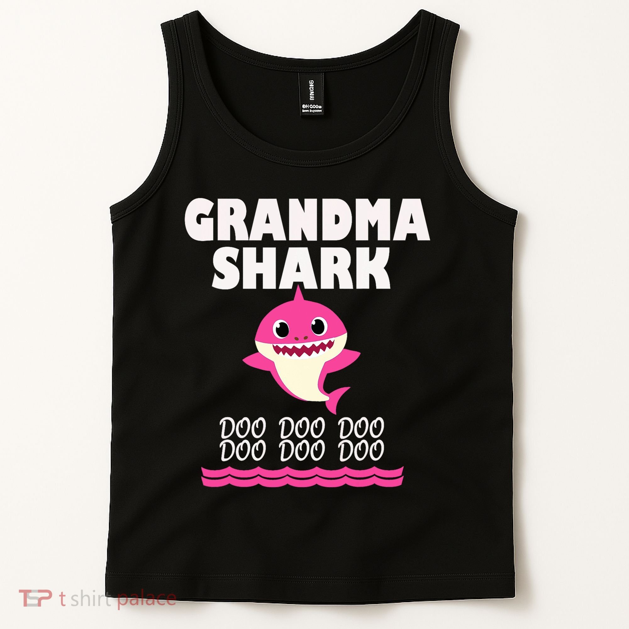 Funny Grandma Shark Gift For Grandma Tank Top