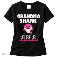 Funny Grandma Shark Gift For Grandma Women's T-Shirt thumb 0
