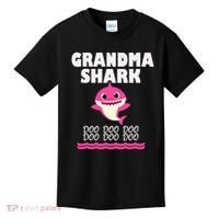 Funny Grandma Shark Gift For Grandma Kids T-Shirt thumb 0