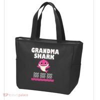 Funny Grandma Shark Gift For Grandma Tote Bag thumb 3