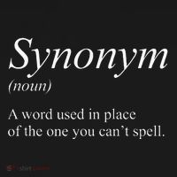 Funny Grammar Synonym Definition Word Used In Place Humor Long Sleeve Shirt thumb 2