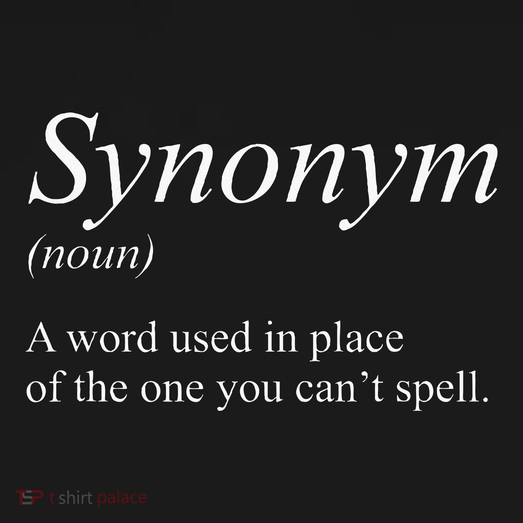 Funny Grammar Synonym Definition Word Used In Place Humor Women's Hoodie