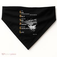 For God So Loved The World Love Jesus Christian USA-Made Doggie Bandana thumb 0