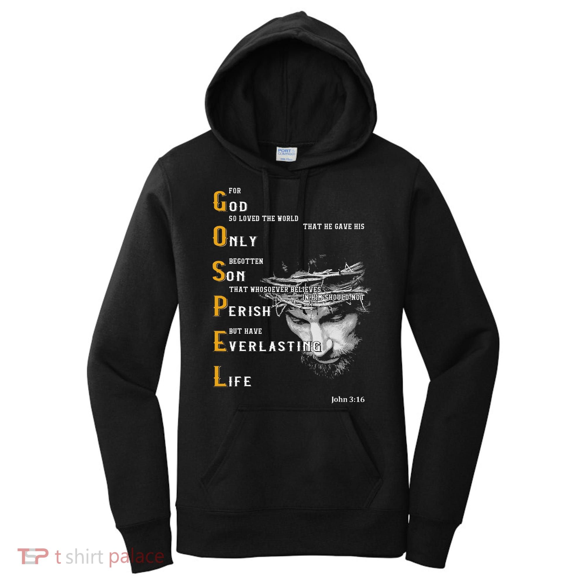 For God So Loved The World Love Jesus Christian Women's Hoodie