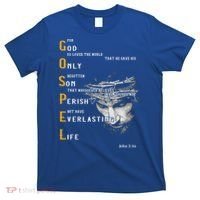 For God So Loved The World Love Jesus Christian T-Shirt thumb 0