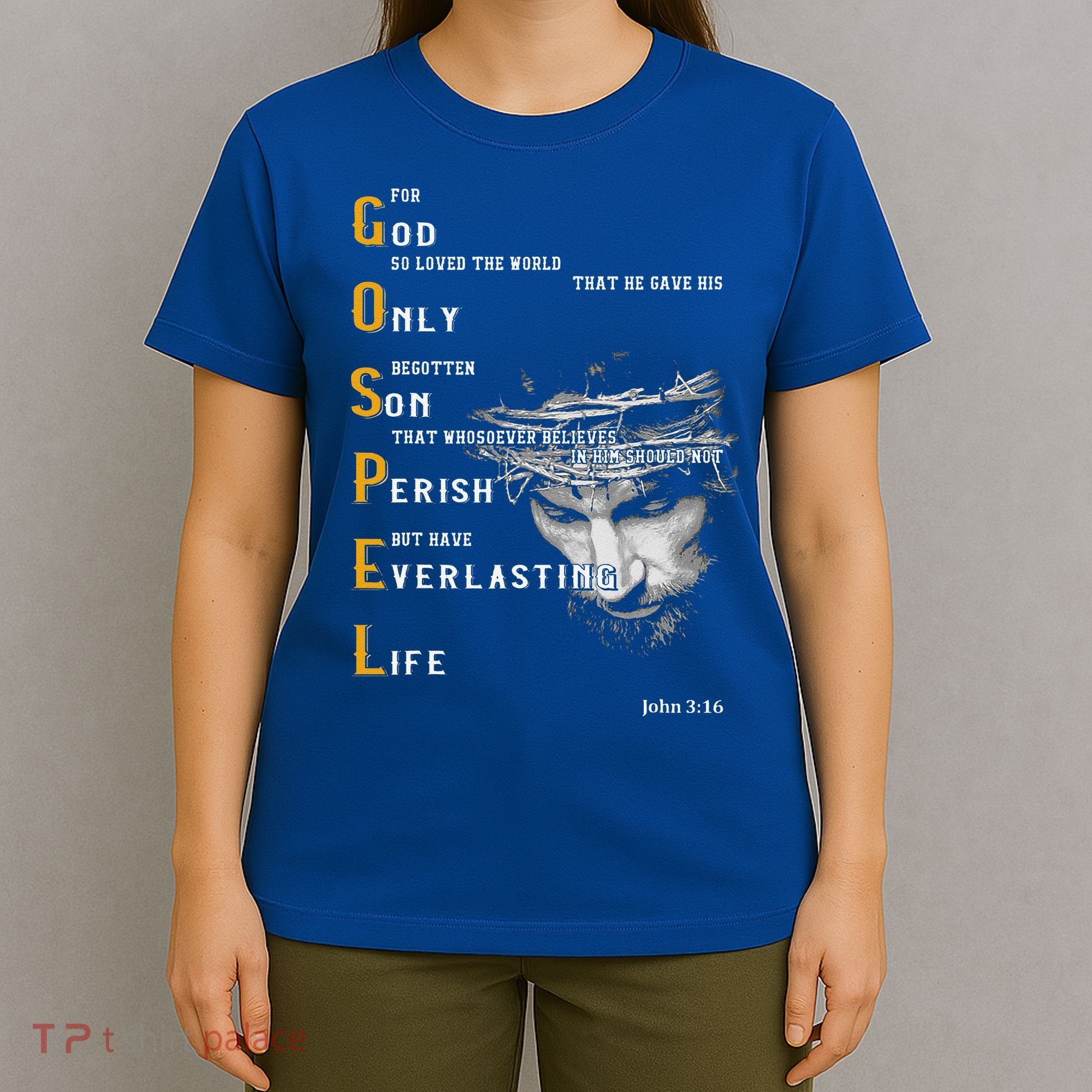 For God So Loved The World Love Jesus Christian T-Shirt