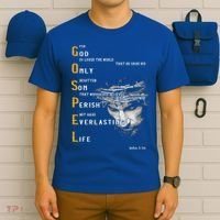 For God So Loved The World Love Jesus Christian T-Shirt thumb 6