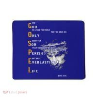 For God So Loved The World Love Jesus Christian Mousepad thumb 0