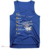 For God So Loved The World Love Jesus Christian Tank Top thumb 0