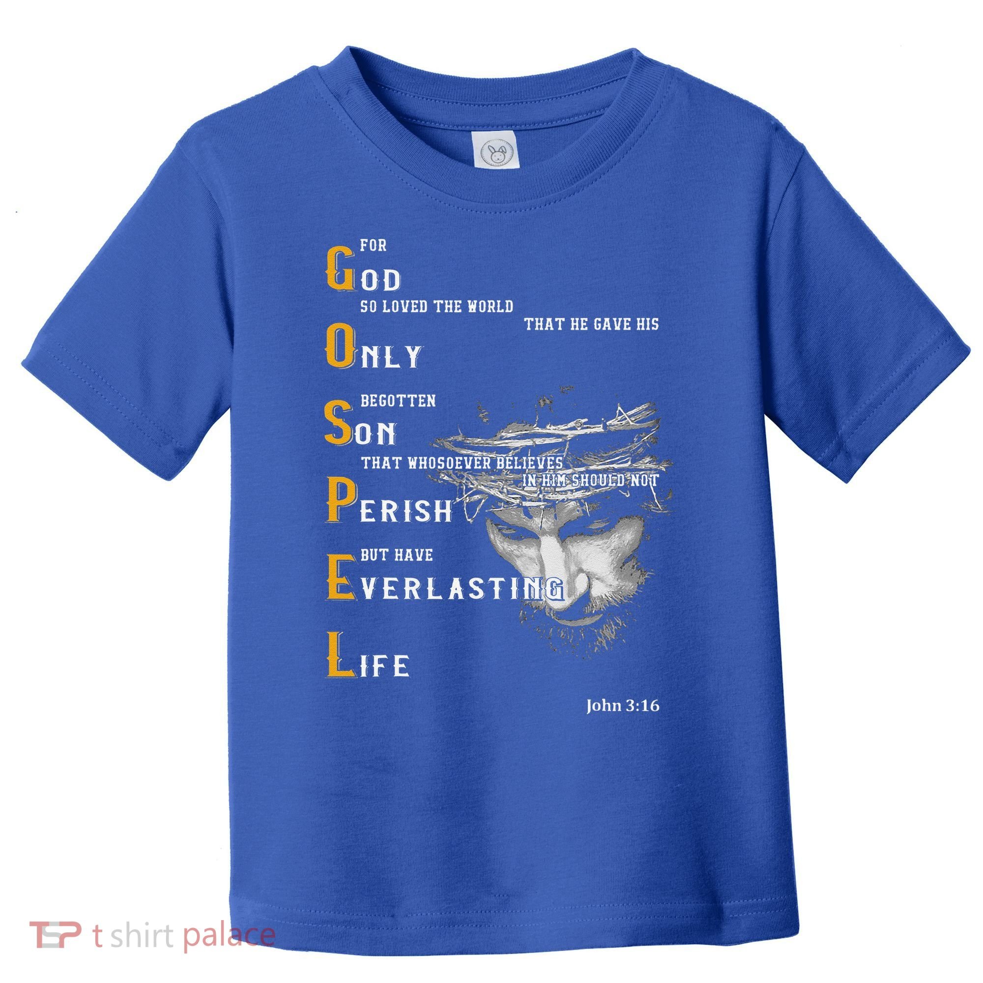 For God So Loved The World Love Jesus Christian Toddler T-Shirt