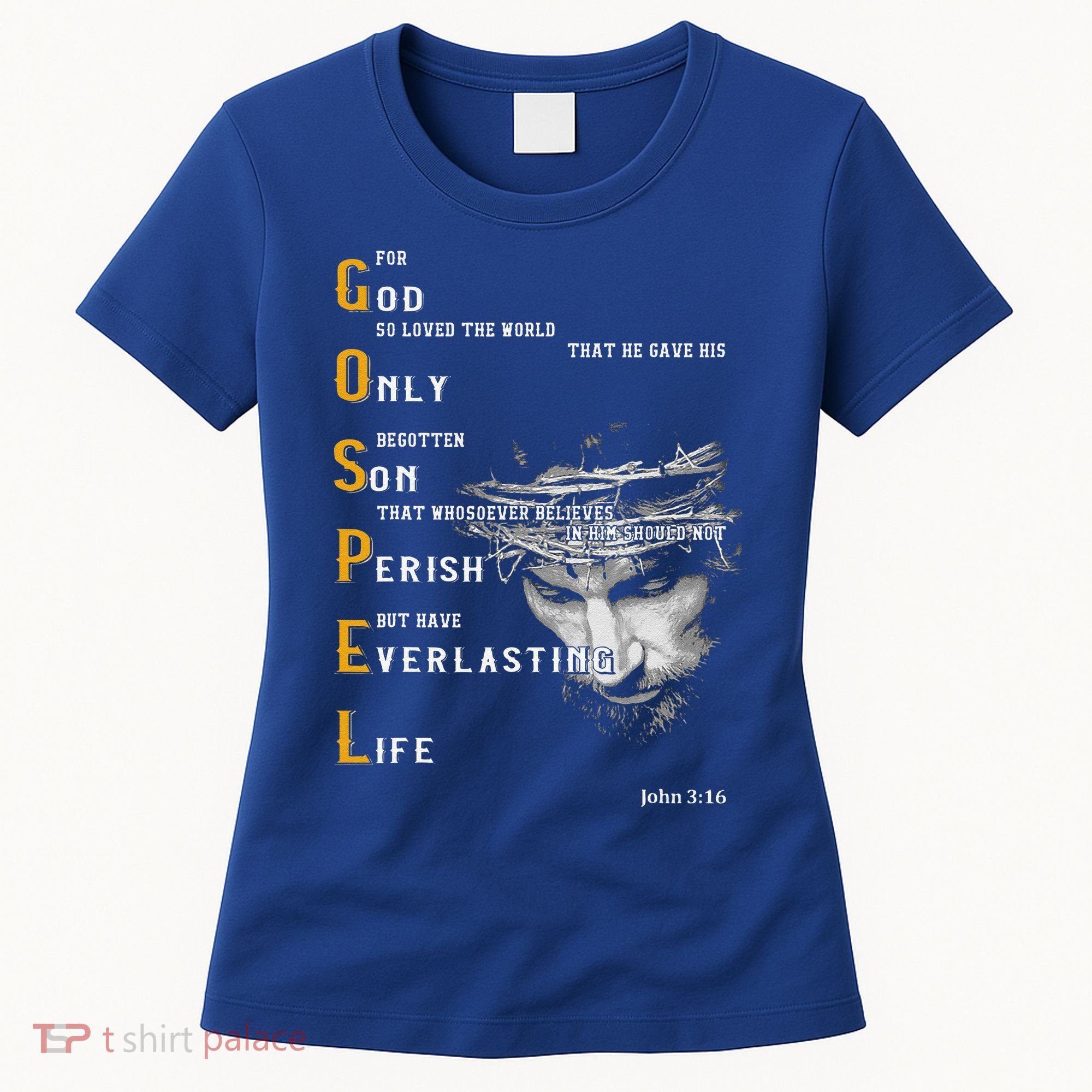 For God So Loved The World Love Jesus Christian Women's T-Shirt