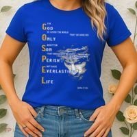 For God So Loved The World Love Jesus Christian Women's T-Shirt thumb 2