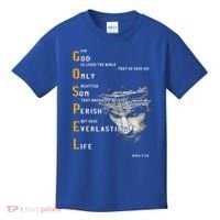 For God So Loved The World Love Jesus Christian Kids T-Shirt thumb 0