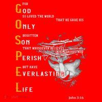 For God So Loved The World Love Jesus Christian Santa Hat thumb 1