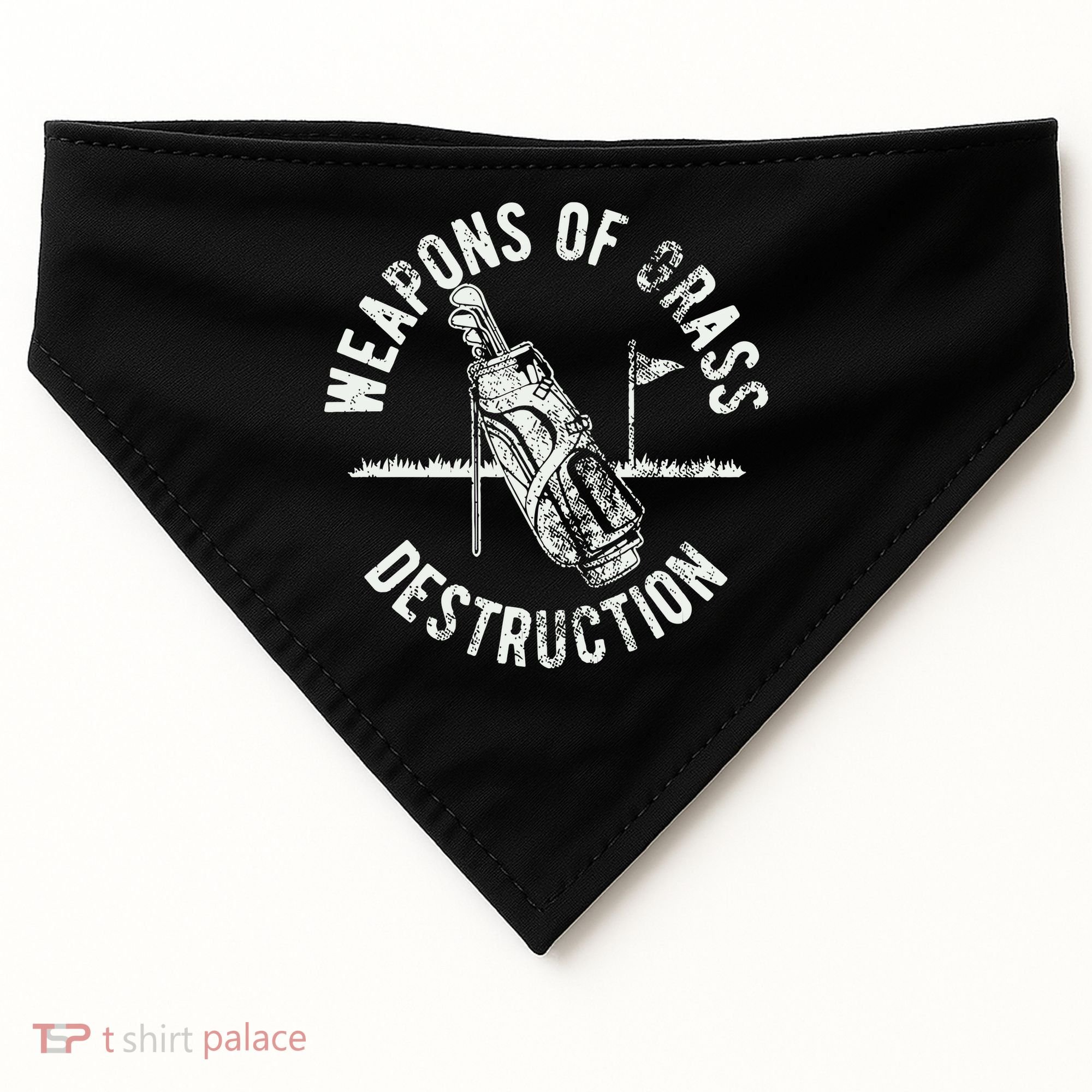 Funny Golf Sports USA-Made Doggie Bandana