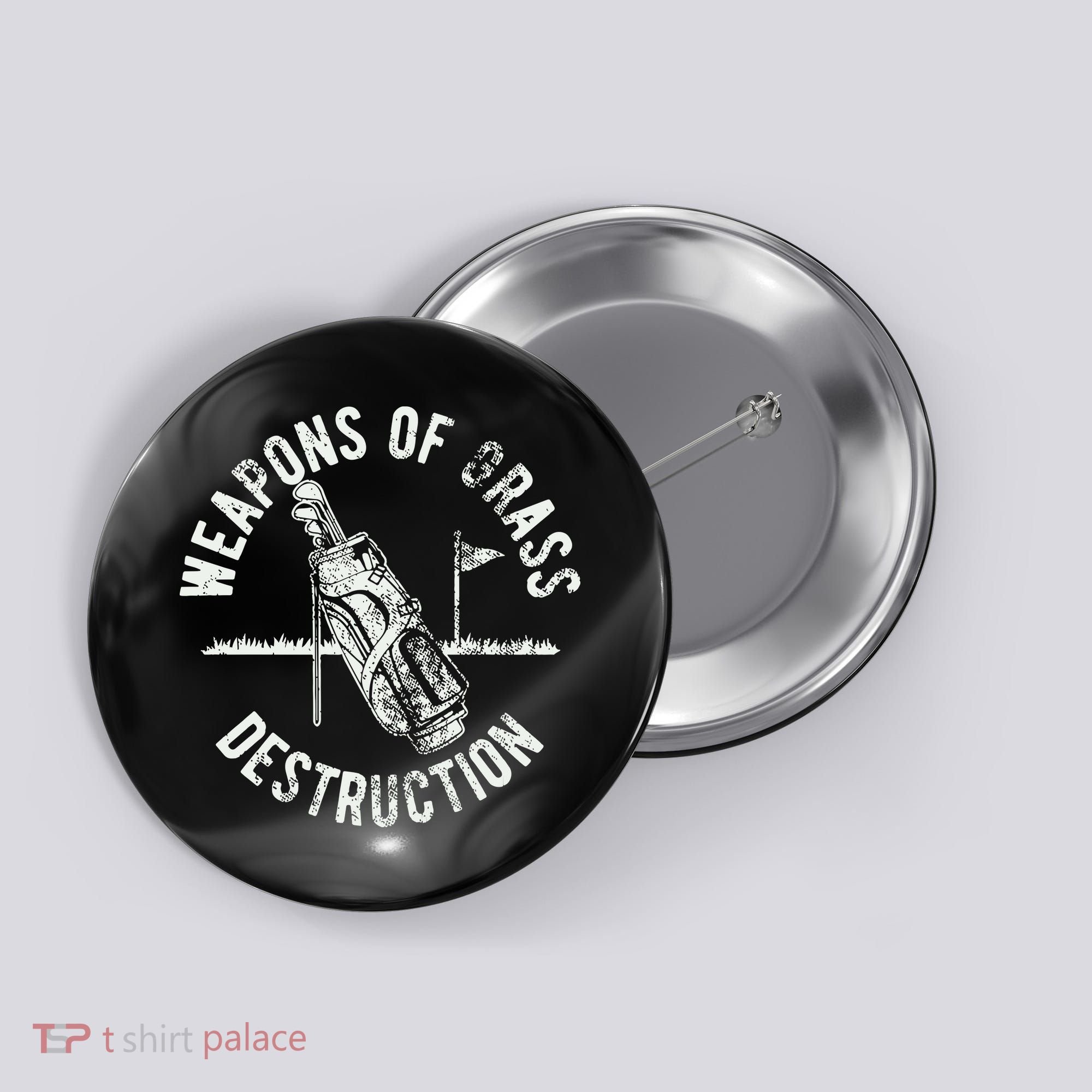 Funny Golf Sports Button