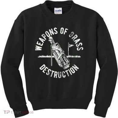 Funny Golf Sports Kids Sweatshirt