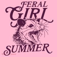 Feral Girl Summer Coaster thumb 2