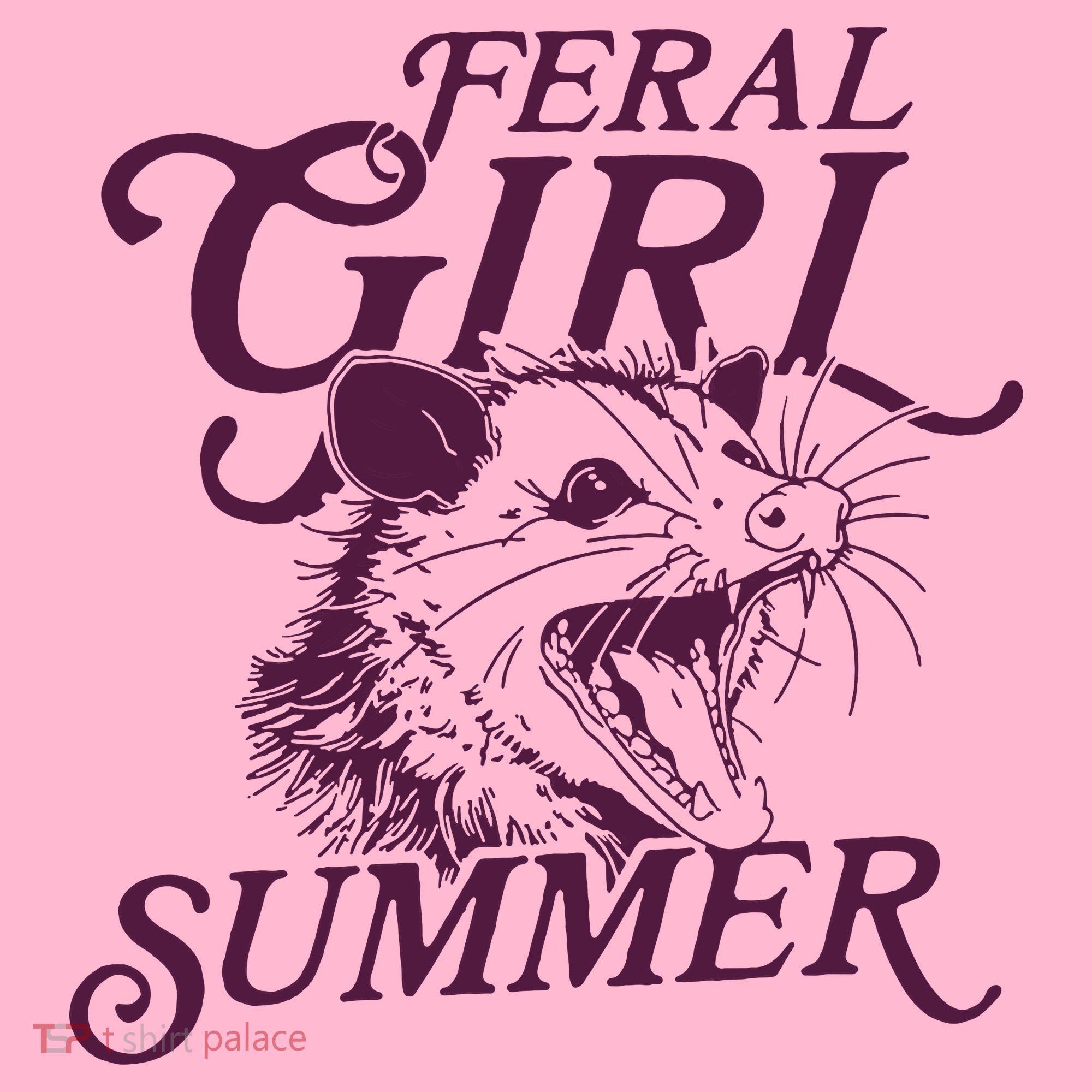 Feral Girl Summer Coaster