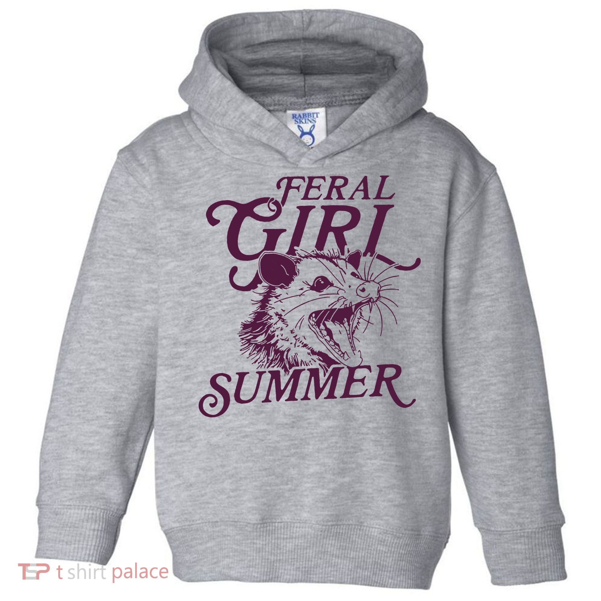 Feral Girl Summer Toddler Hoodie