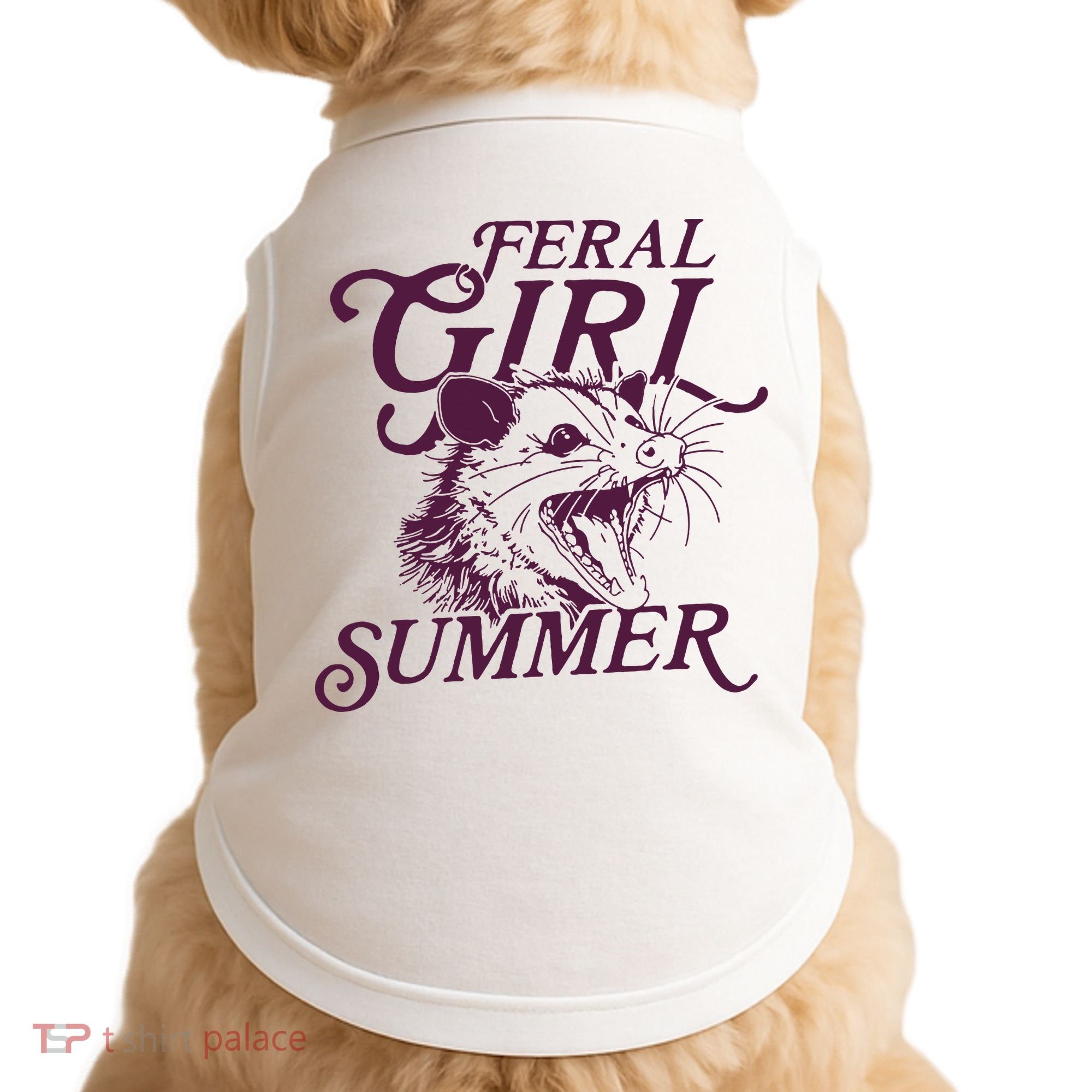Feral Girl Summer Doggie Tank