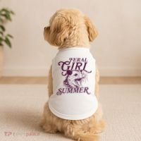 Feral Girl Summer Doggie Tank thumb 2