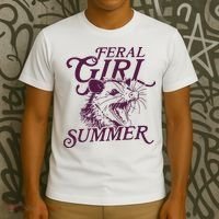Feral Girl Summer T-Shirt thumb 3