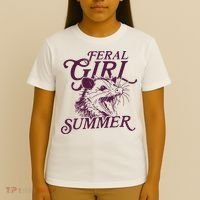 Feral Girl Summer T-Shirt thumb 4