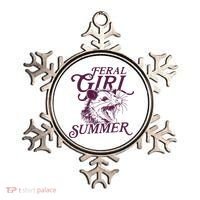 Feral Girl Summer Ornament thumb 0