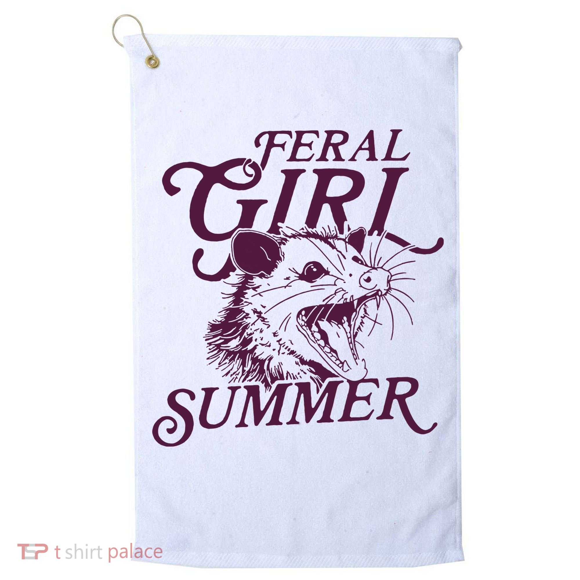 Feral Girl Summer Golf Towel