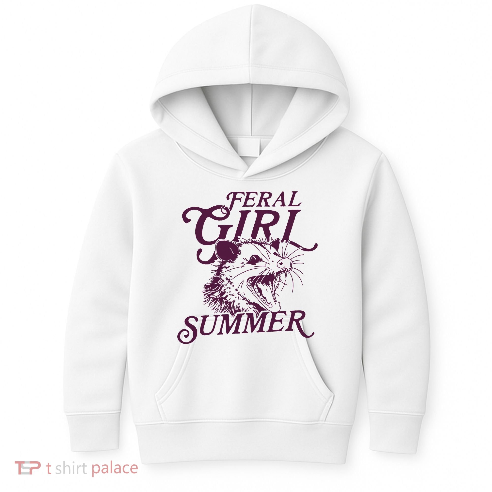 Feral Girl Summer Kids Hoodie