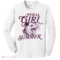 Feral Girl Summer Kids Long Sleeve Shirt thumb 0