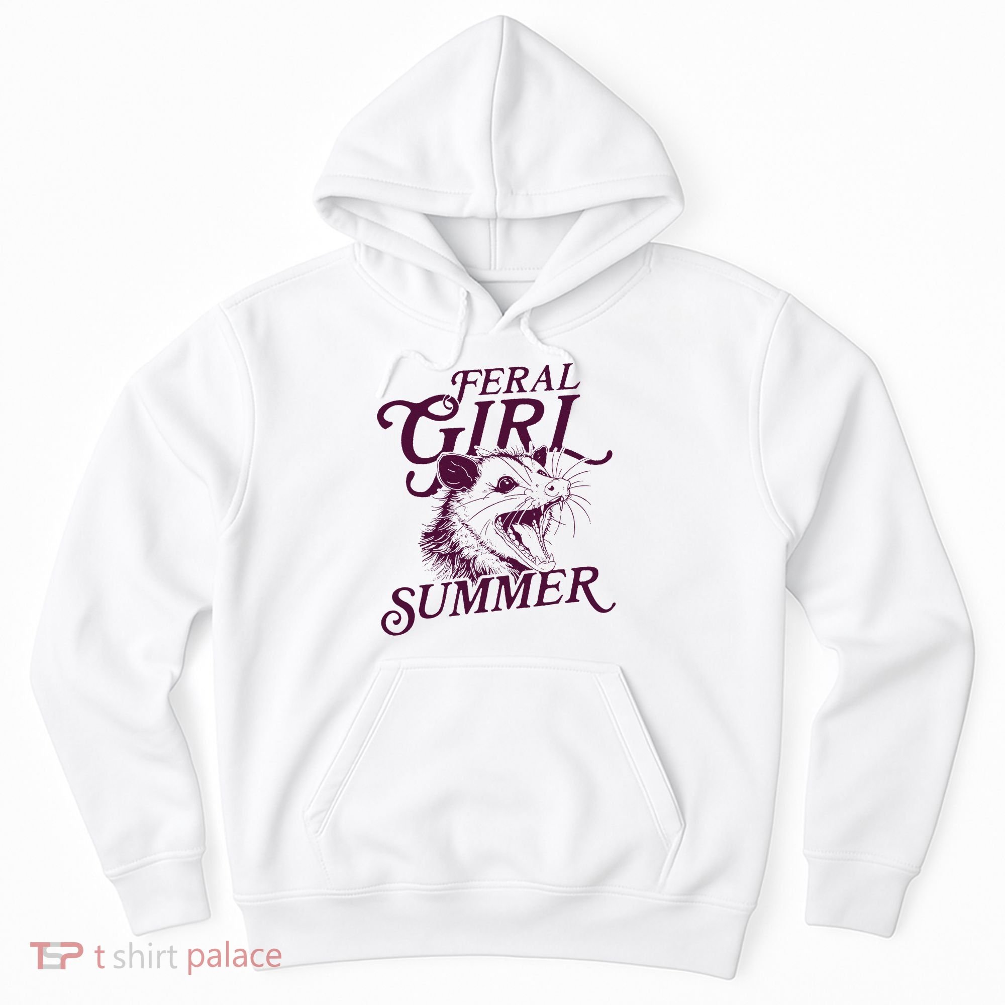 Feral Girl Summer Opossum Hoodie