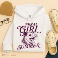 Feral Girl Summer Opossum Hoodie thumb 4
