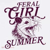 Feral Girl Summer Opossum Hoodie thumb 7
