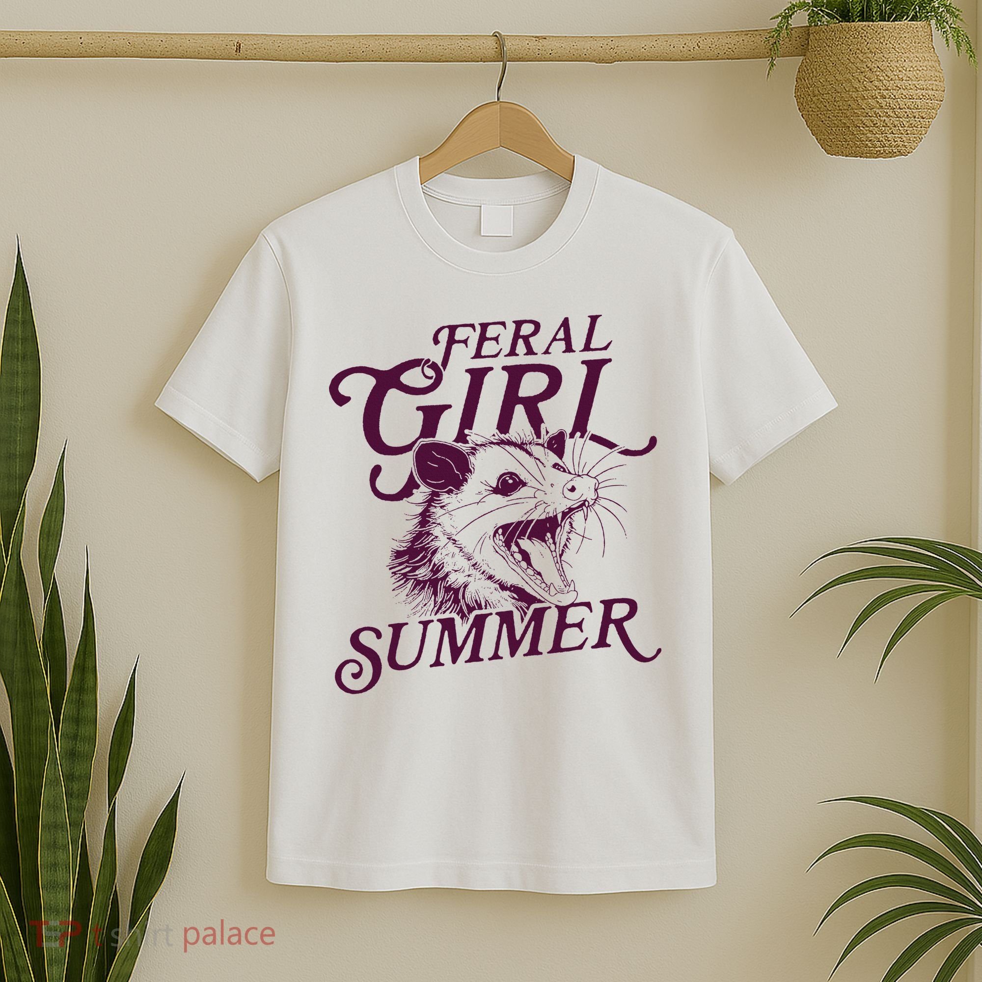 Feral Girl Summer Opossum T-Shirt